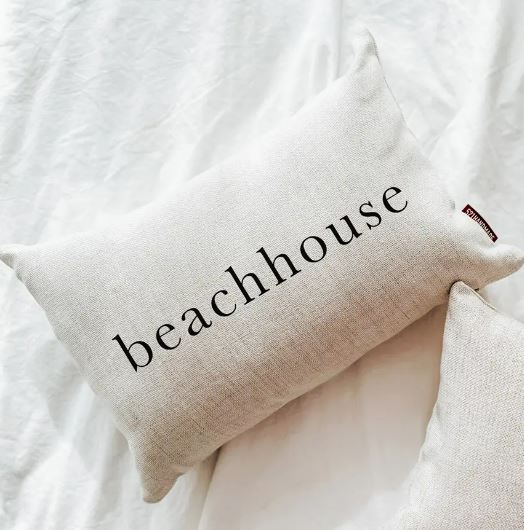 BEACH HOUSE PILLOW