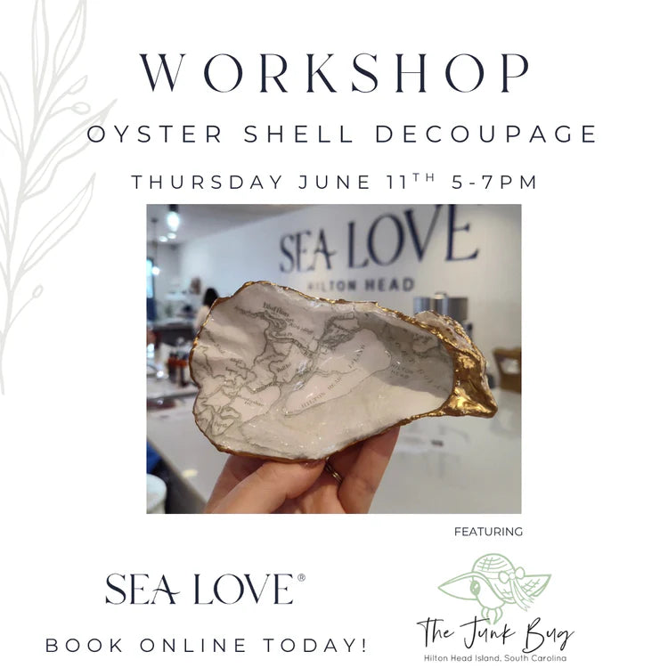 Oyster Shell Decoupage