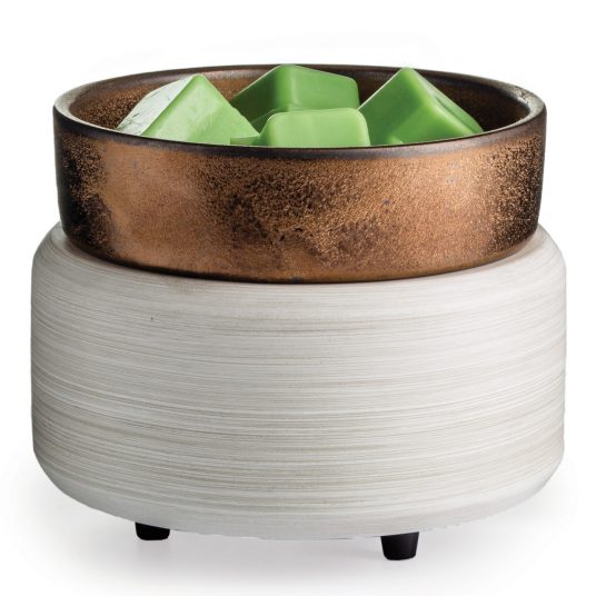 WHITE WASHED BRONZE 2-in-1 WARMER